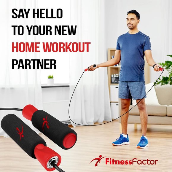 2-PACK Fitness Factor Jump Rope w/ Adjustable Length, Tangle-Free Skipping Rope - Picture 9 of 9
